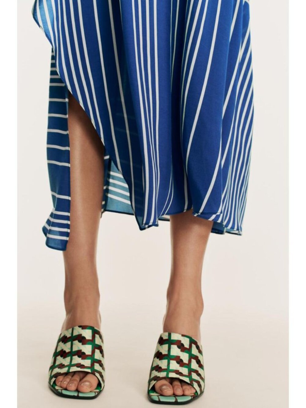 ZARA LIMITED EDITION PRINTED MULE HEELS 4306/710/202